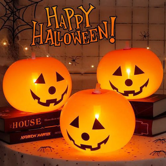 5PCS Inflatable Halloween Pumpkins with LED Lights – Outdoor Garden & Party Decoration