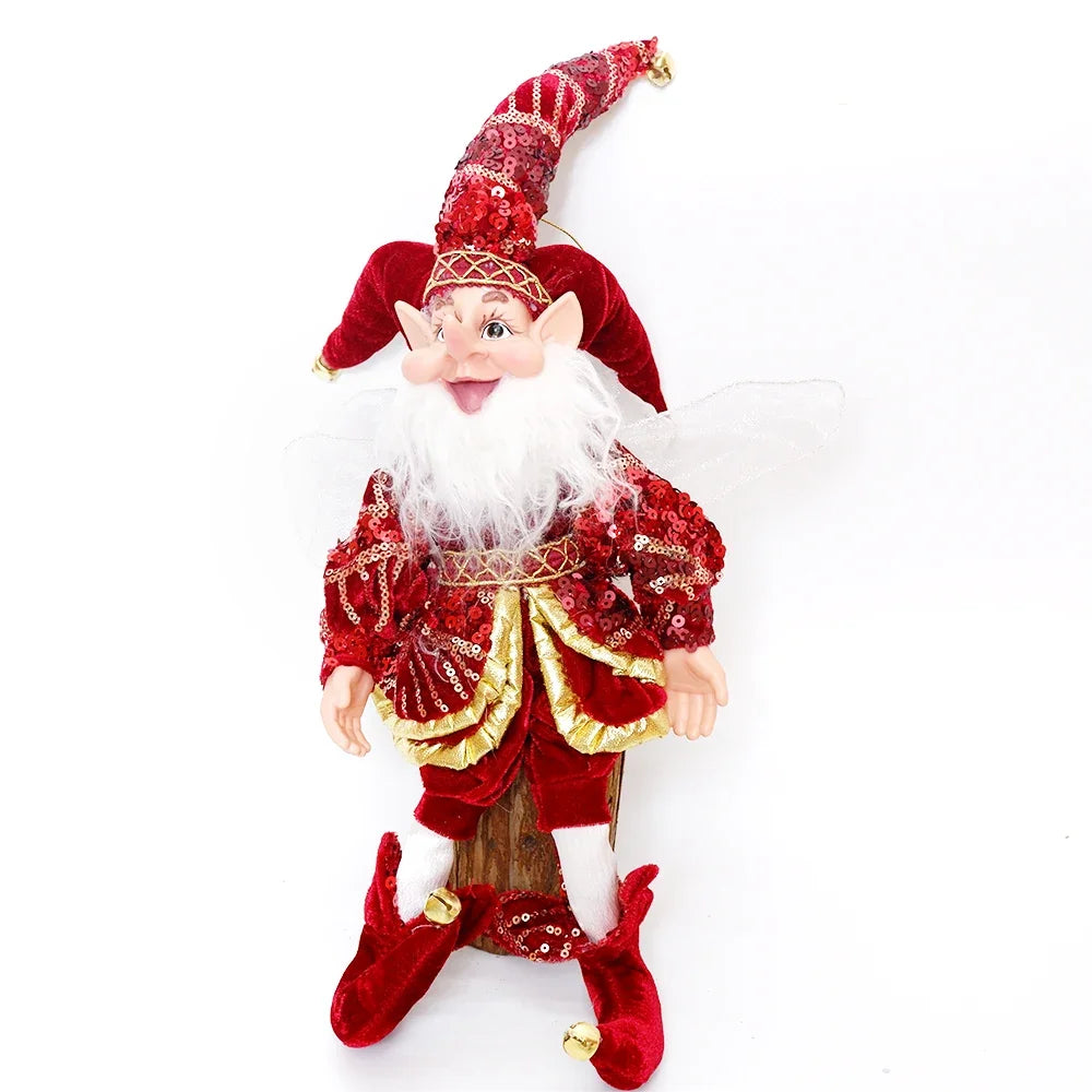 50cm Christmas Elf Doll – Festive Hanging or Standing Decoration for Home & Gifts