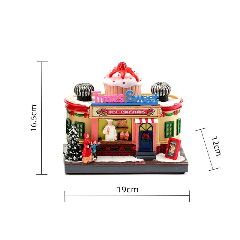 Glowing Christmas Music Box – Octave Ornament with Lights, Kids Gift & Festive Home Décor
