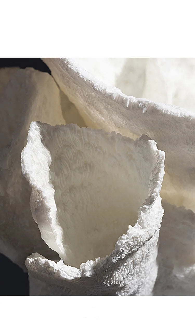 Luxury Imitation Coral Ornament & Vase – Crystal, Glass & Resin Ocean-Inspired Home Décor