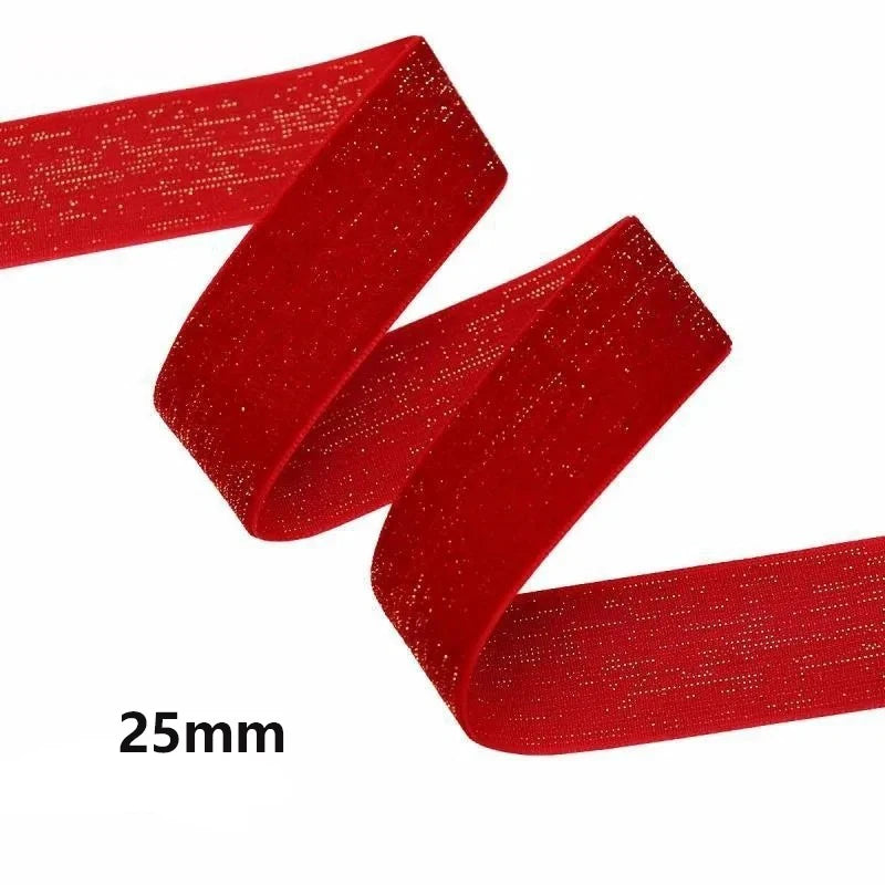 5 Metre Red Christmas Ribbon – Festive Decorative Ribbon for Trees, Gifts & Crafts