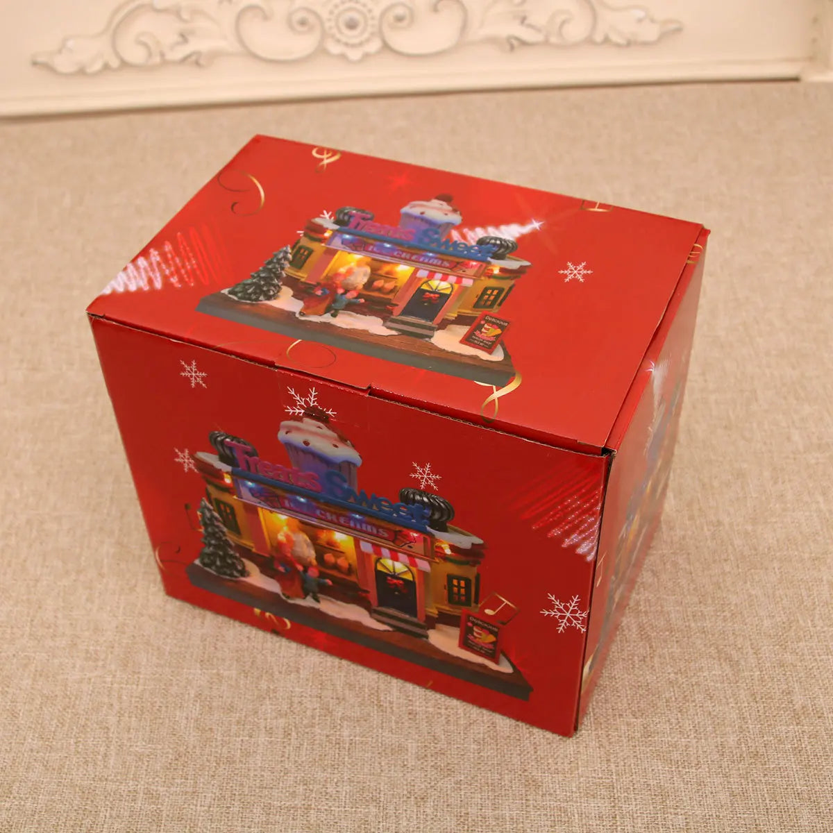 Glowing Christmas Music Box – Octave Ornament with Lights, Kids Gift & Festive Home Décor