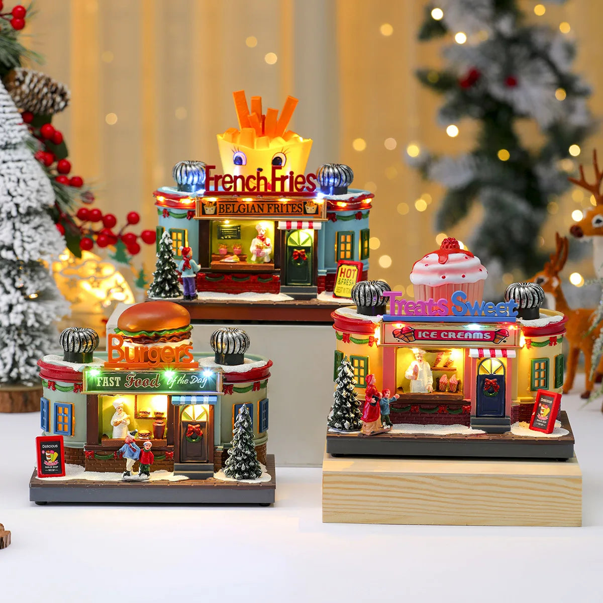 Glowing Christmas Music Box – Octave Ornament with Lights, Kids Gift & Festive Home Décor