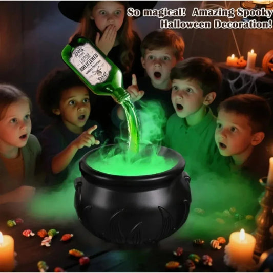 Magic Floating Bottle Diffuser – Dark Wizard Halloween Bowl Decoration for Indoor Home, Bar, and Party