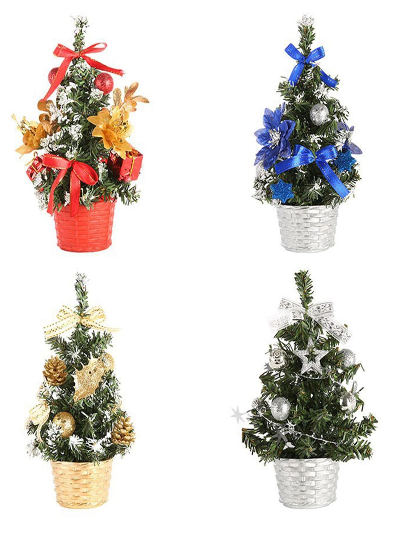 20/30/40cm Artificial Christmas Tree – Mini Festive Tree for Home, Bedroom & Party Décor