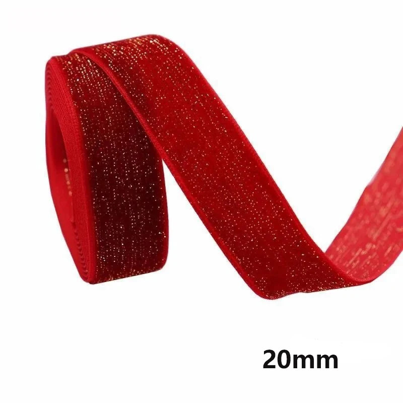 5 Metre Red Christmas Ribbon – Festive Decorative Ribbon for Trees, Gifts & Crafts