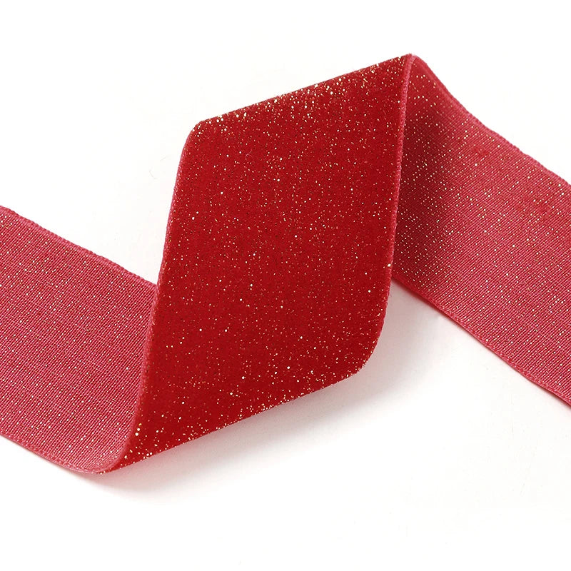 5 Metre Red Christmas Ribbon – Festive Decorative Ribbon for Trees, Gifts & Crafts