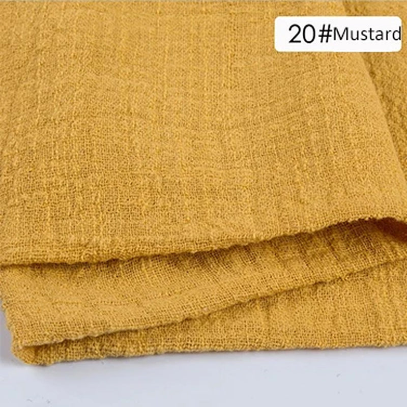 Rustic Cotton Gauze Tablecloth & Napkin Set – Autumn Dining