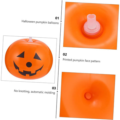 5PCS Inflatable Halloween Pumpkins with LED Lights – Outdoor Garden & Party Decoration