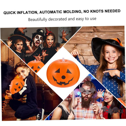 5PCS Inflatable Halloween Pumpkins with LED Lights – Outdoor Garden & Party Decoration