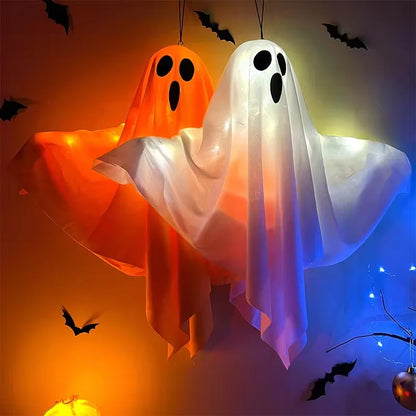 Halloween LED Ghost Hanging Light – Outdoor & Indoor Ghost Decoration for Home, Party, Bar & Horror Props