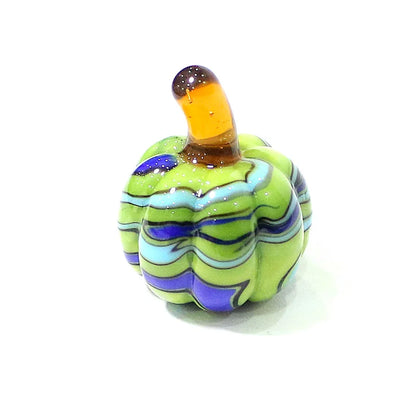 Mini Glass Pumpkin Figurines – Cute Halloween Table Ornaments, Autumn Home & Party Decorations