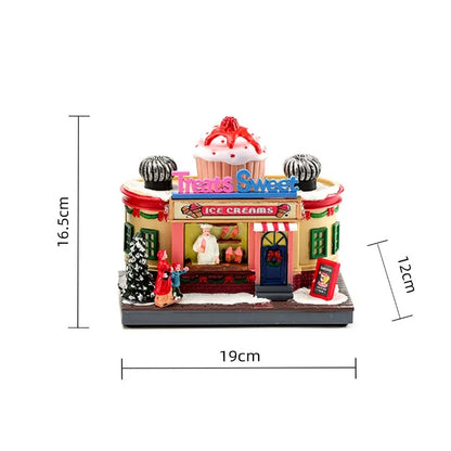 Glowing Christmas Music Box – Octave Ornament with Lights, Kids Gift & Festive Home Décor