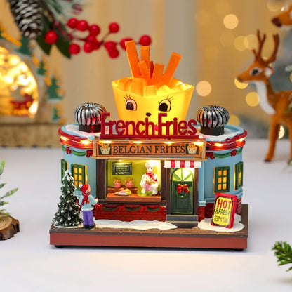 Glowing Christmas Music Box – Octave Ornament with Lights, Kids Gift & Festive Home Décor