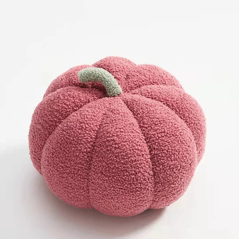 Large Halloween Pumpkin Plush Pillow – Soft Stuffed Pumpkin for Holiday & Seasonal Home Décor