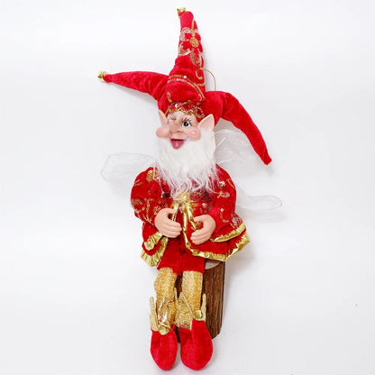 50cm Christmas Elf Doll – Festive Hanging or Standing Decoration for Home & Gifts