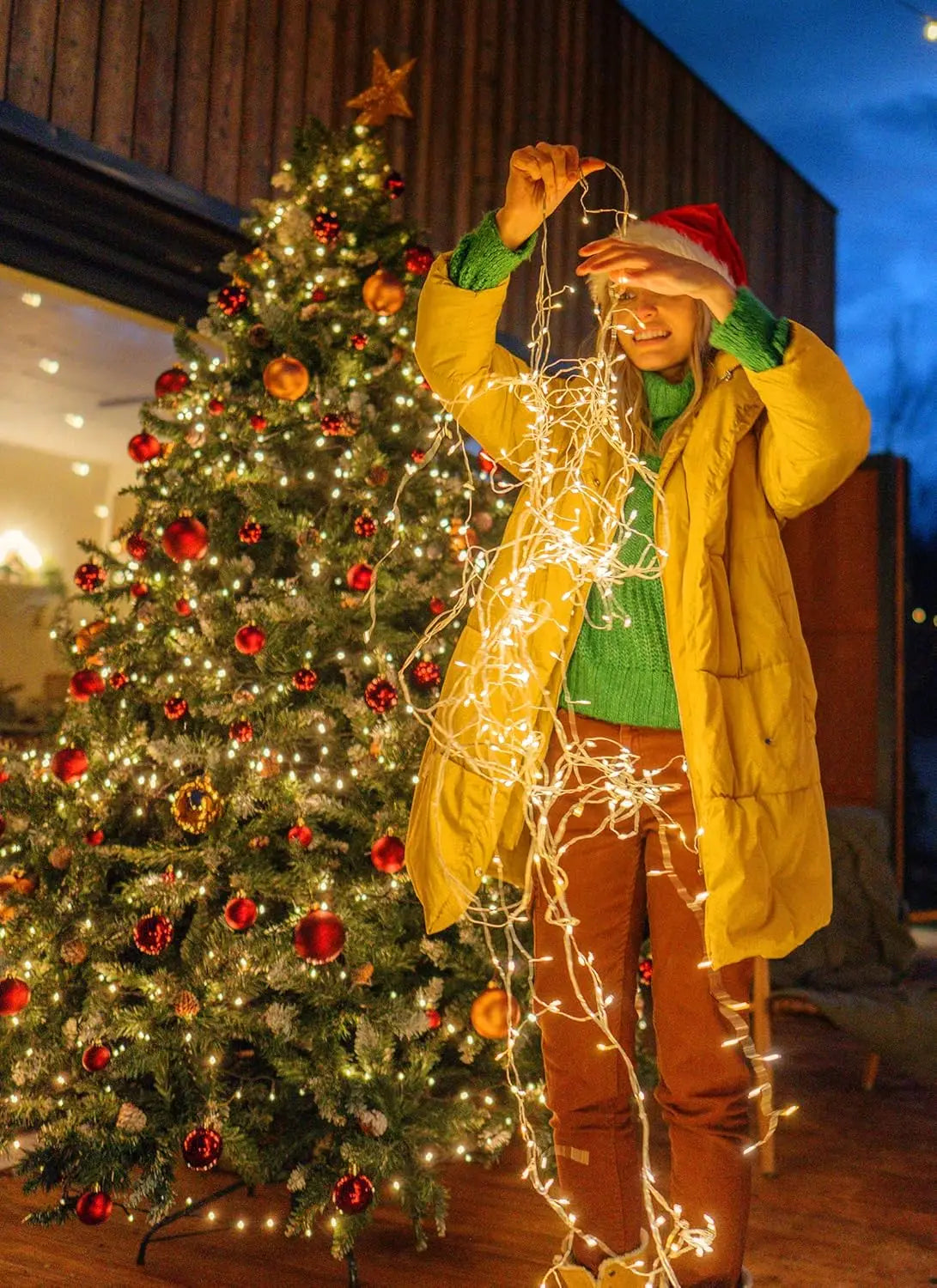 Firecracker Fairy Lights with Remote | Warm White USB String Lights for Winter & Christmas Decorating (3–9 m)