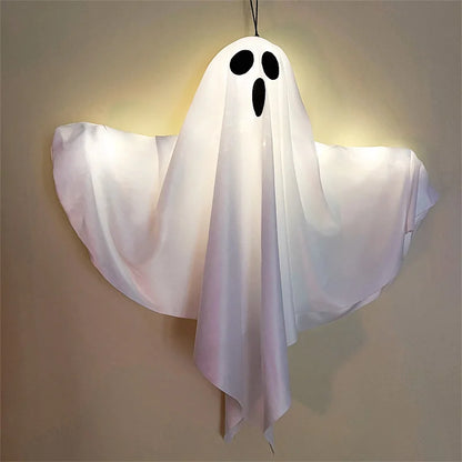 Halloween LED Ghost Hanging Light – Outdoor & Indoor Ghost Decoration for Home, Party, Bar & Horror Props