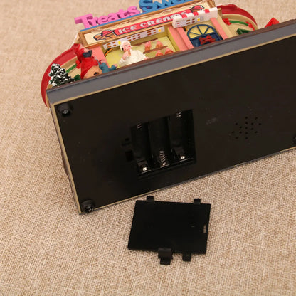 Glowing Christmas Music Box – Octave Ornament with Lights, Kids Gift & Festive Home Décor