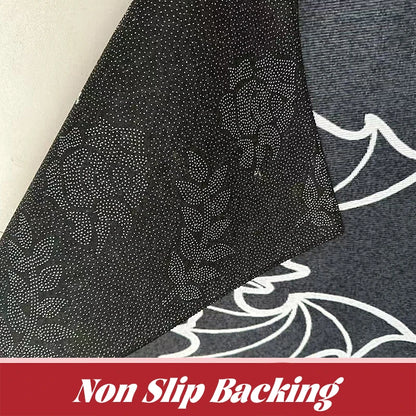 Red Santa & Gingerbread Christmas Doormat – Festive Holiday Welcome Mat for Indoor or Outdoor Use