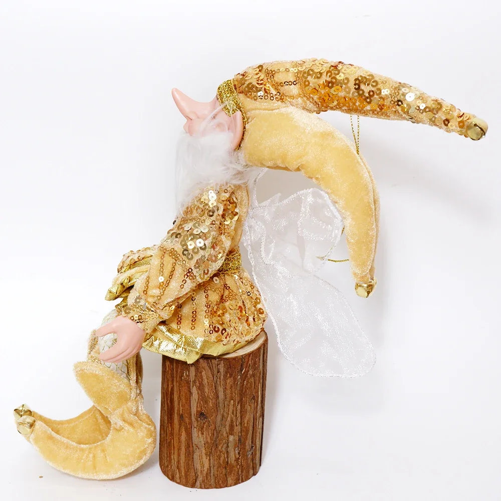 50cm Christmas Elf Doll – Festive Hanging or Standing Decoration for Home & Gifts