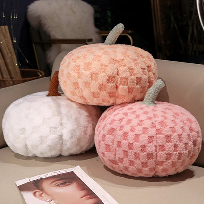 Large Halloween Pumpkin Plush Pillow – Soft Stuffed Pumpkin for Holiday & Seasonal Home Décor