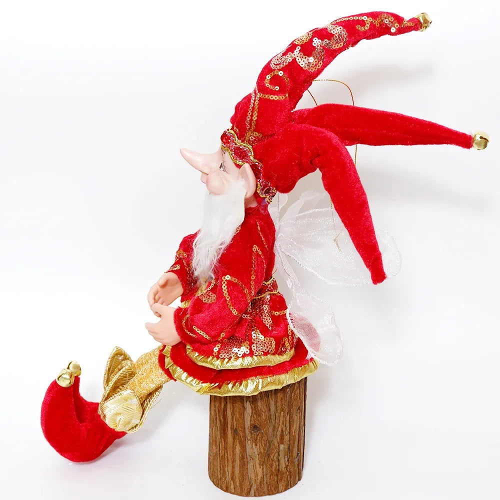 50cm Christmas Elf Doll – Festive Hanging or Standing Decoration for Home & Gifts