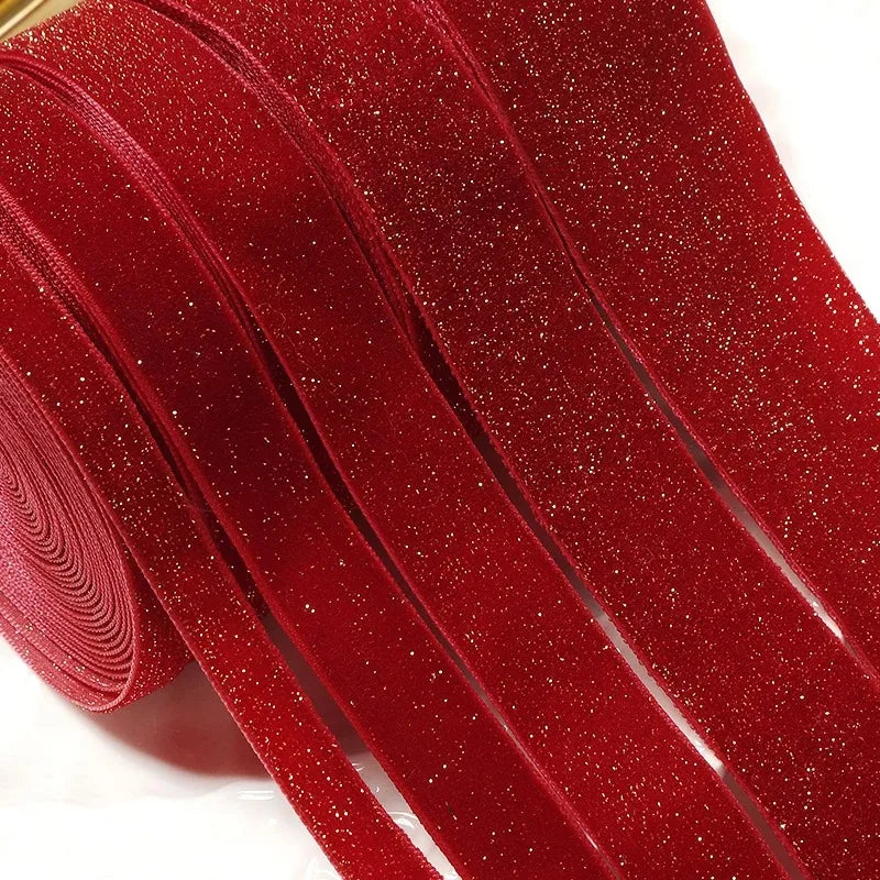 5 Metre Red Christmas Ribbon – Festive Decorative Ribbon for Trees, Gifts & Crafts