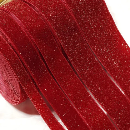5 Metre Red Christmas Ribbon – Festive Decorative Ribbon for Trees, Gifts & Crafts
