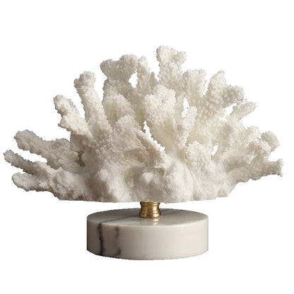 Luxury Imitation Coral Ornament & Vase – Crystal, Glass & Resin Ocean-Inspired Home Décor
