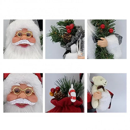 12" Standing Chef Santa Claus – Christmas Decoration & Holiday Ornament for Home