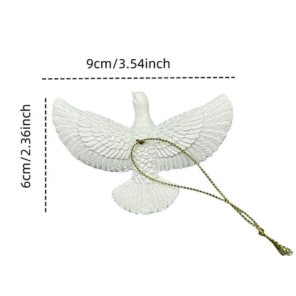 Friendship Doves Christmas Ornament Set | Home Alone 2 Inspired Resin Tree Decoration