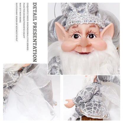 50cm Christmas Elf Doll – Festive Hanging or Standing Decoration for Home & Gifts