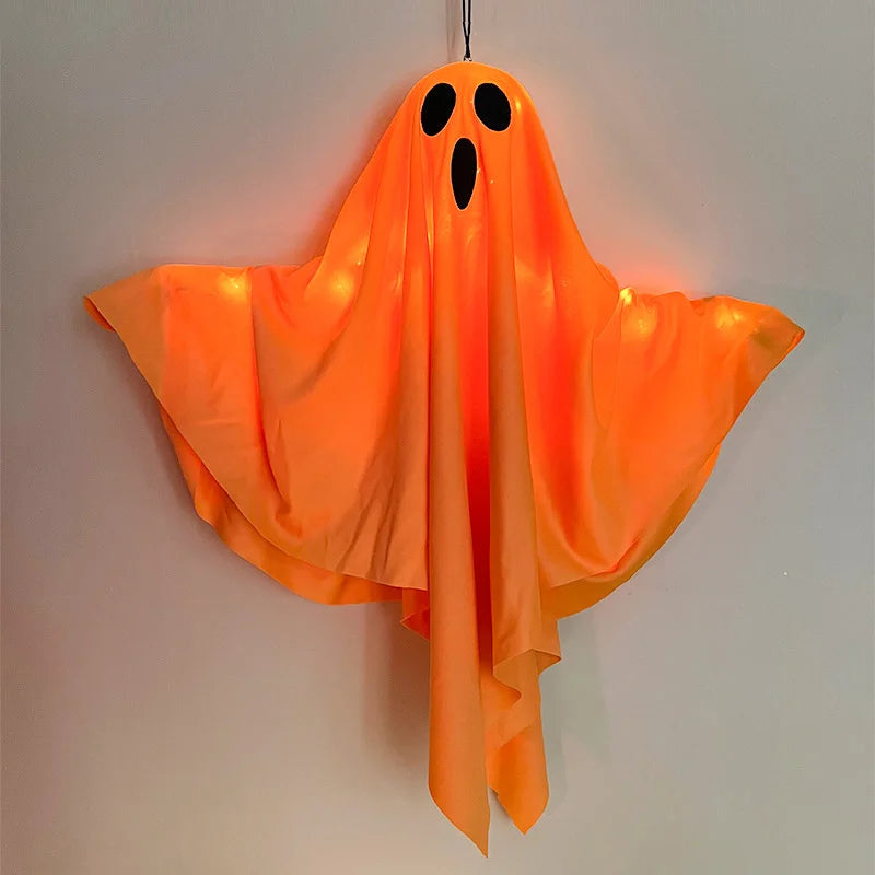 Halloween LED Ghost Hanging Light – Outdoor & Indoor Ghost Decoration for Home, Party, Bar & Horror Props