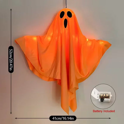 Halloween LED Ghost Hanging Light – Outdoor & Indoor Ghost Decoration for Home, Party, Bar & Horror Props