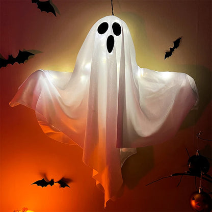 Halloween LED Ghost Hanging Light – Outdoor & Indoor Ghost Decoration for Home, Party, Bar & Horror Props