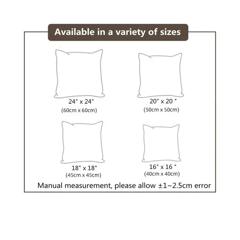 Festive Christmas Cushion Cover – Santa & Snowman Design | Decorative Throw Pillow Cover for Sofa, Bedroom, or Car