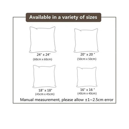 Festive Christmas Cushion Cover – Santa & Snowman Design | Decorative Throw Pillow Cover for Sofa, Bedroom, or Car