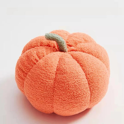 Large Halloween Pumpkin Plush Pillow – Soft Stuffed Pumpkin for Holiday & Seasonal Home Décor
