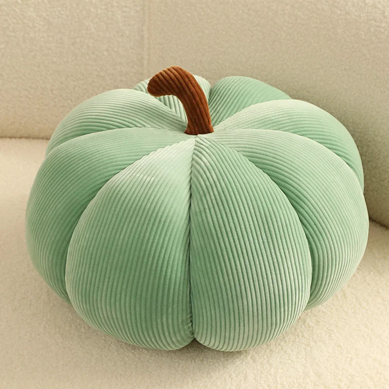 Large Halloween Pumpkin Plush Pillow – Soft Stuffed Pumpkin for Holiday & Seasonal Home Décor
