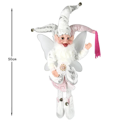 50cm Christmas Elf Doll – Festive Hanging or Standing Decoration for Home & Gifts