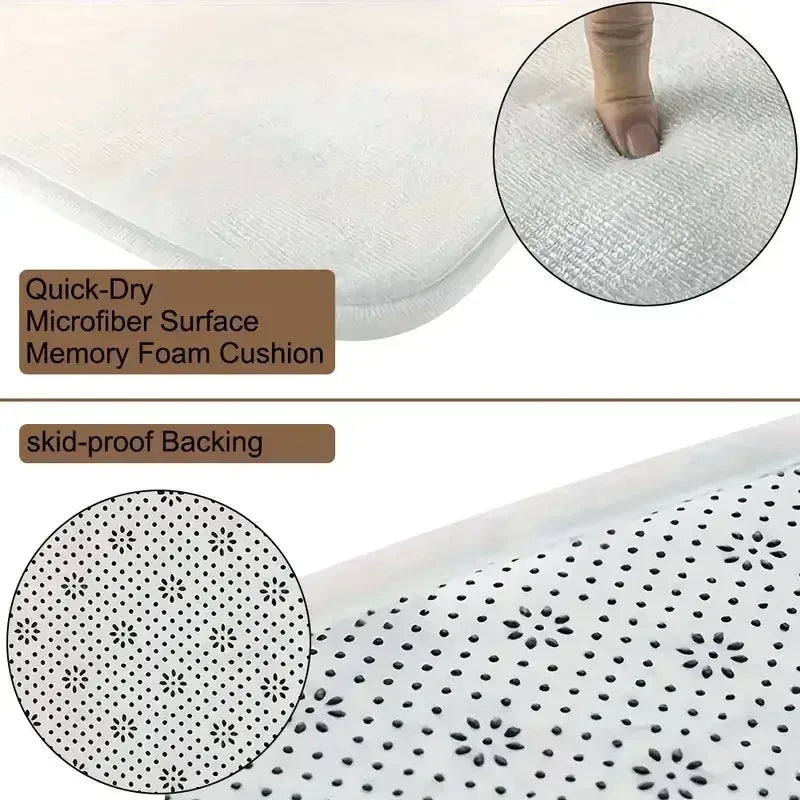 Halloween & Autumn/Fall Floor Mat – Anti-Slip Entry Door Rug for Kitchen, Outdoor Patio & Holiday Home Décor