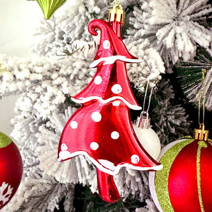 Set of 9/12/34 Grinch-Inspired Christmas Baubles – Green Painted Ornaments for Tree & Home Festive Décor