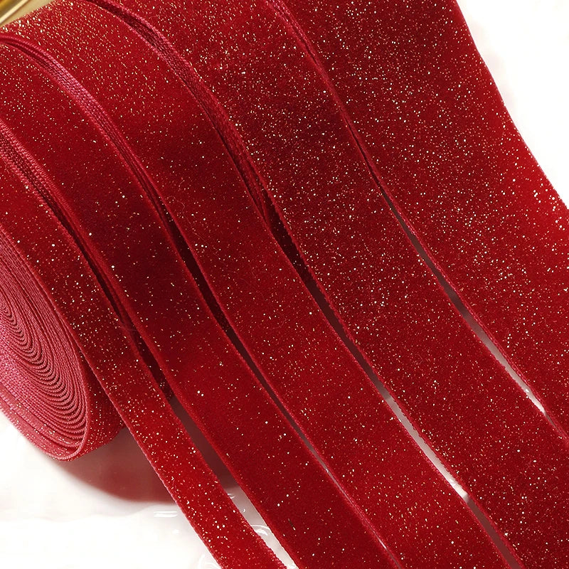 5 Metre Red Christmas Ribbon – Festive Decorative Ribbon for Trees, Gifts & Crafts