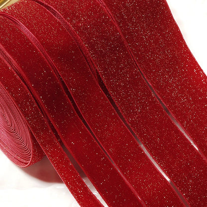 5 Metre Red Christmas Ribbon – Festive Decorative Ribbon for Trees, Gifts & Crafts
