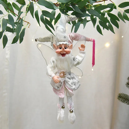 50cm Christmas Elf Doll – Festive Hanging or Standing Decoration for Home & Gifts