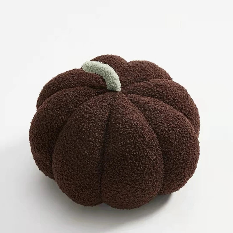 Large Halloween Pumpkin Plush Pillow – Soft Stuffed Pumpkin for Holiday & Seasonal Home Décor