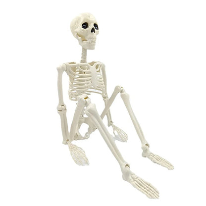 Halloween Posable Skeleton Decoration – Human-Shaped Fake Bone Horror Prop for Parties & Haunted Houses