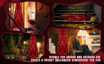 59-Inch Hanging Halloween Corpse Prop – Creepy Bloody Body Bag Decoration for Haunted Houses, Yards & Outdoor Horror Displays