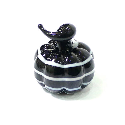 Mini Glass Pumpkin Figurines – Cute Halloween Table Ornaments, Autumn Home & Party Decorations